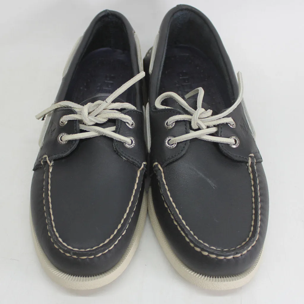 Sperry Mens Shoes Authentic Original 2-Eye Casual Lace-Up Low-Profile Leather - UK 7.5