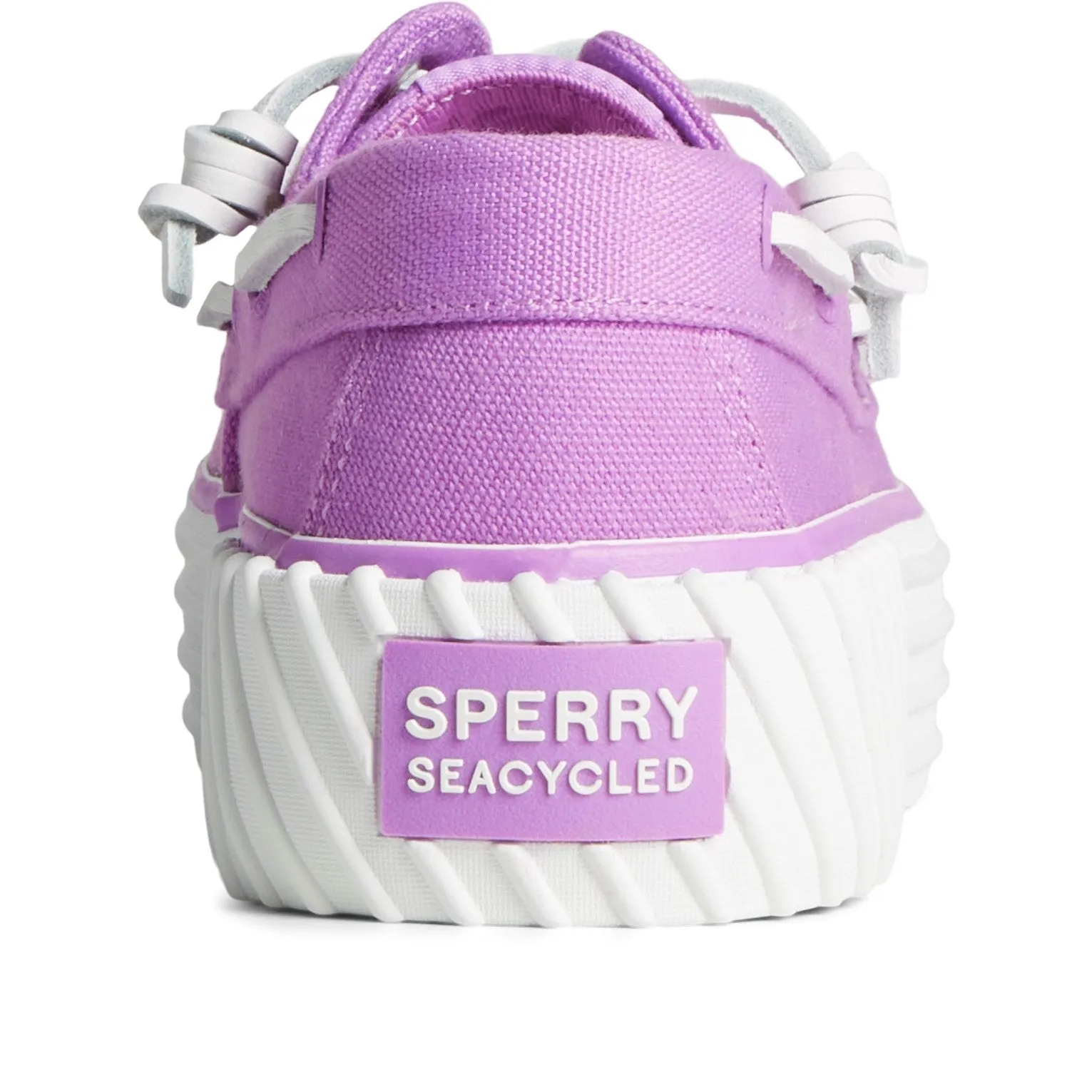Sperry Womens Crest Platform Boat Shoes - Purple