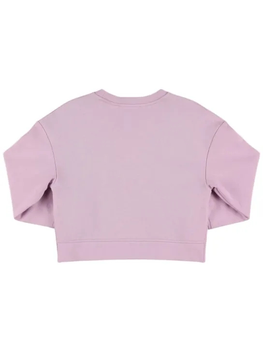 Stella McCartney Kids   Logo cotton sweatshirt 