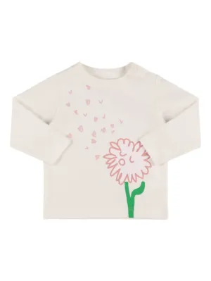 Stella McCartney Kids   Printed cotton jersey t-shirt 