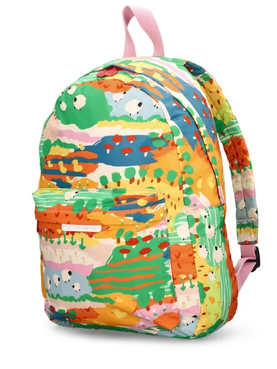 Stella McCartney Kids   Printed poly backpack 