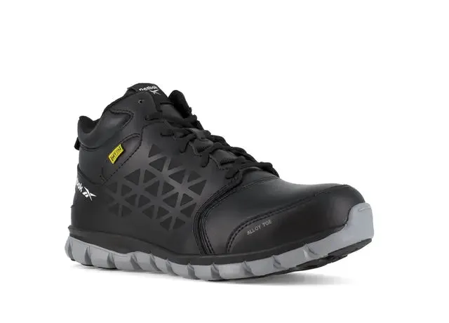 Sublite Cushion Alloy-Toe Metguard Athletic Work Shoe Black