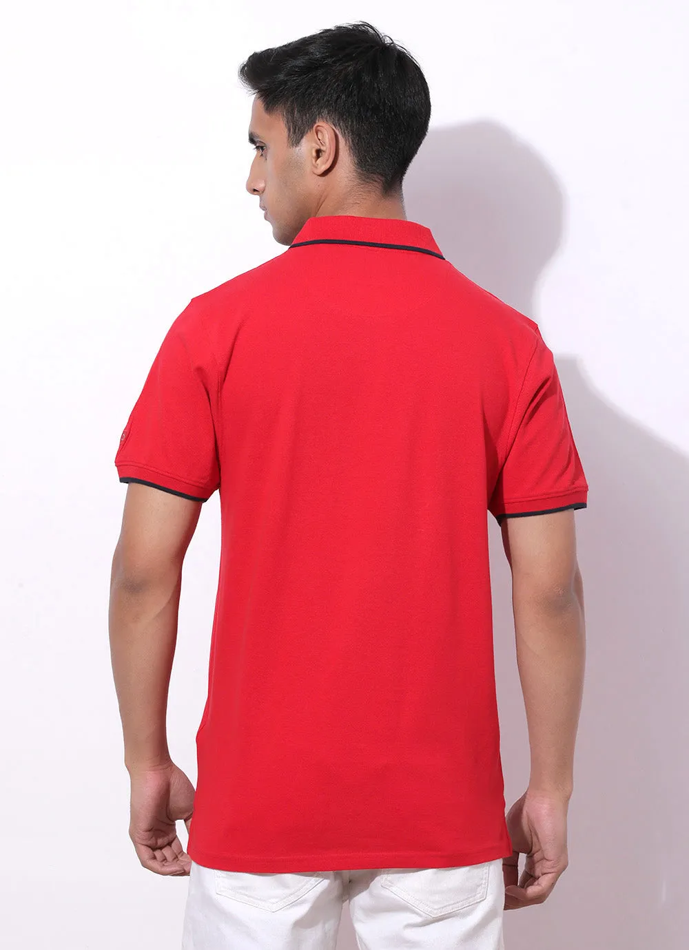 Subtle Red Polo