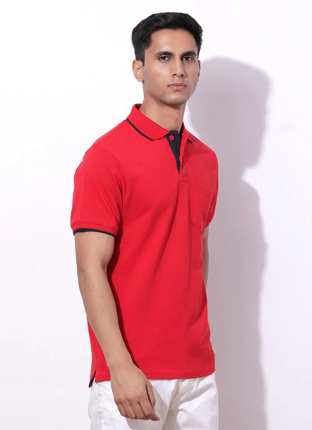 Subtle Red Polo