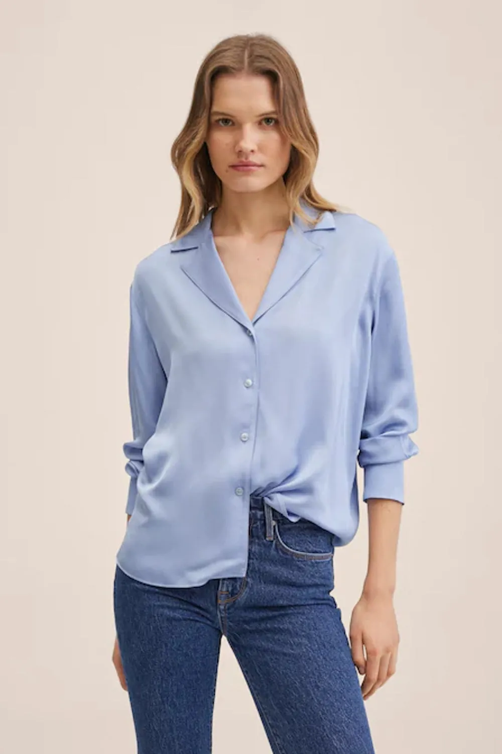 Summer Color Cotton Shirt