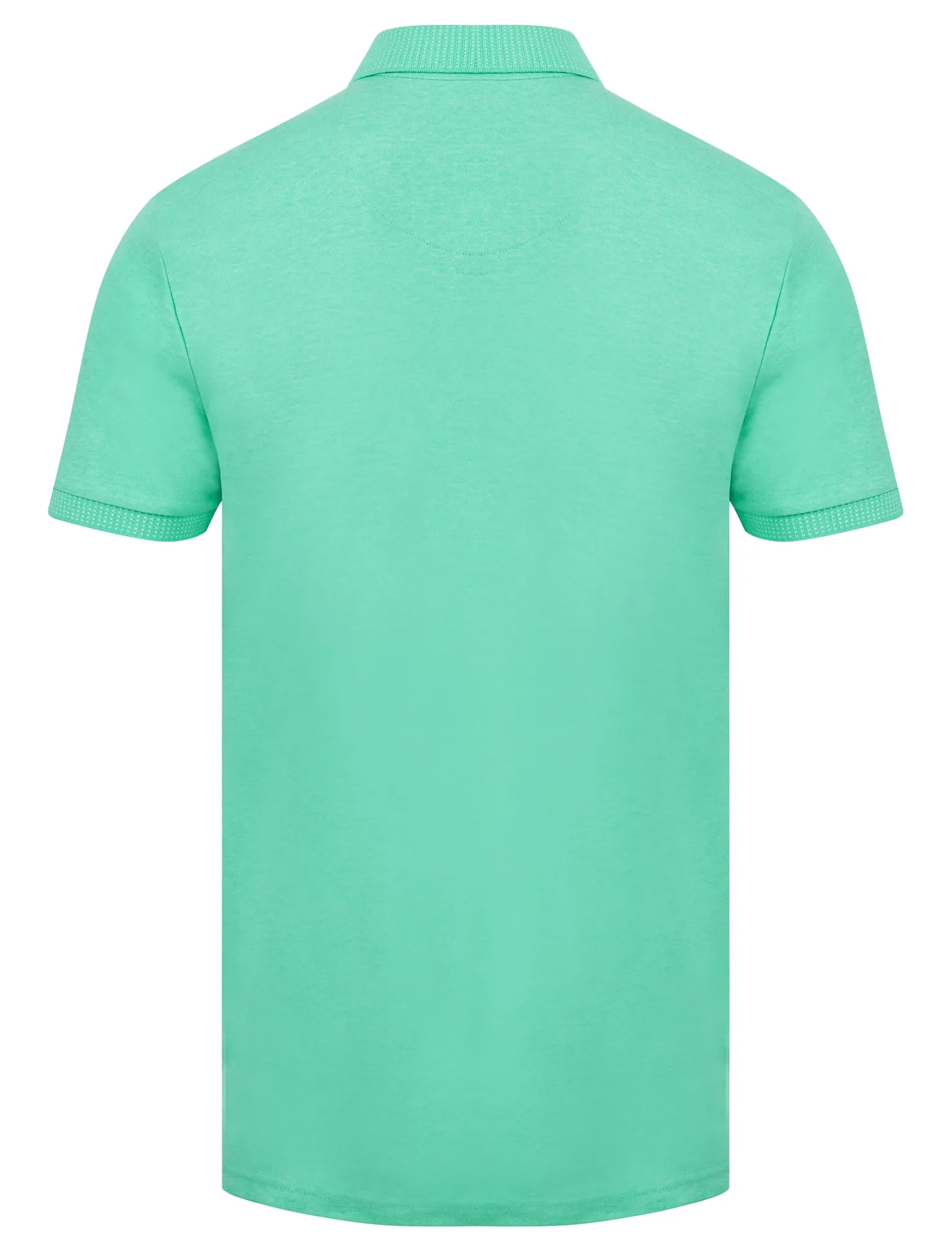 Sunbury Cotton Rich Woven Polo Shirt in Dusty Jade Green - Kensington Eastside