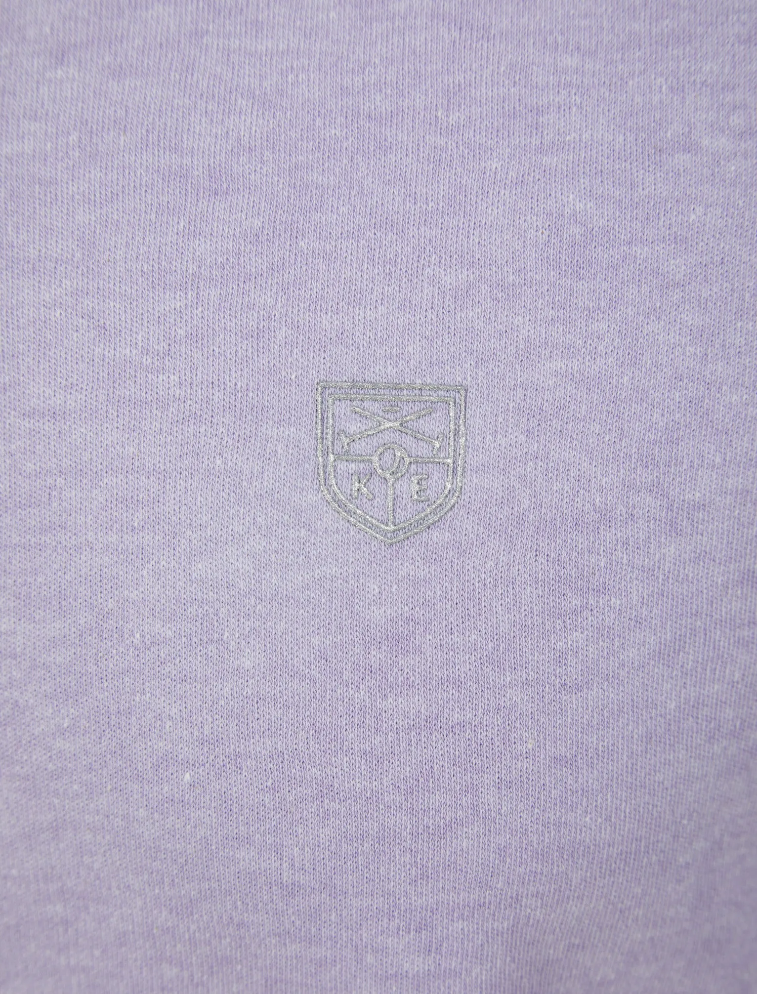 Sunbury Cotton Rich Woven Polo Shirt in Wisteria Lilac - Kensington Eastside