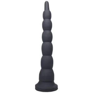 Tantus Cowboy Beaded Dildo Onyx (Box)