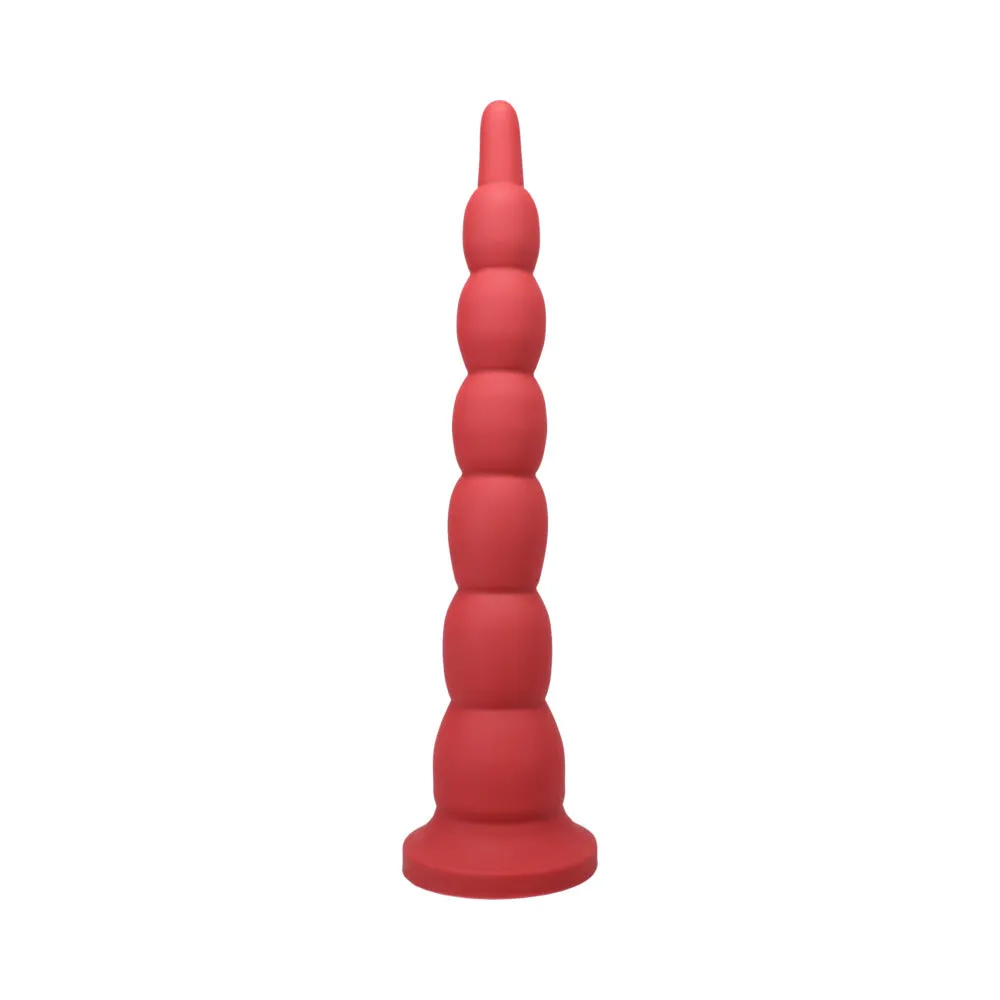 Tantus Cowboy Beaded Dildo Ruby (Box)