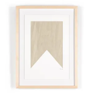 Taupe Triangle Art