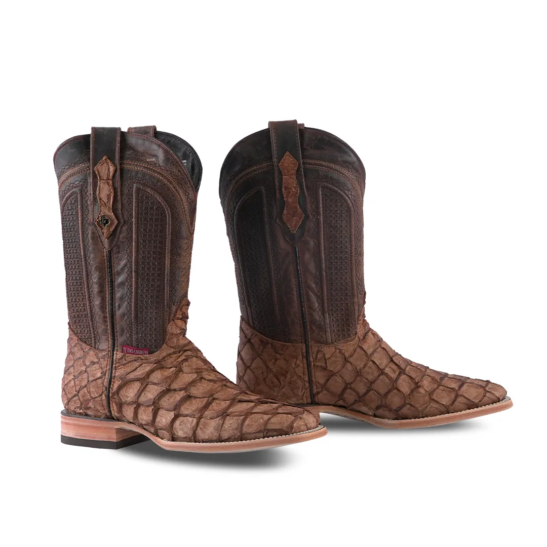 Texas Country Exotic Boot Pez Charuto Viejo  PZ60