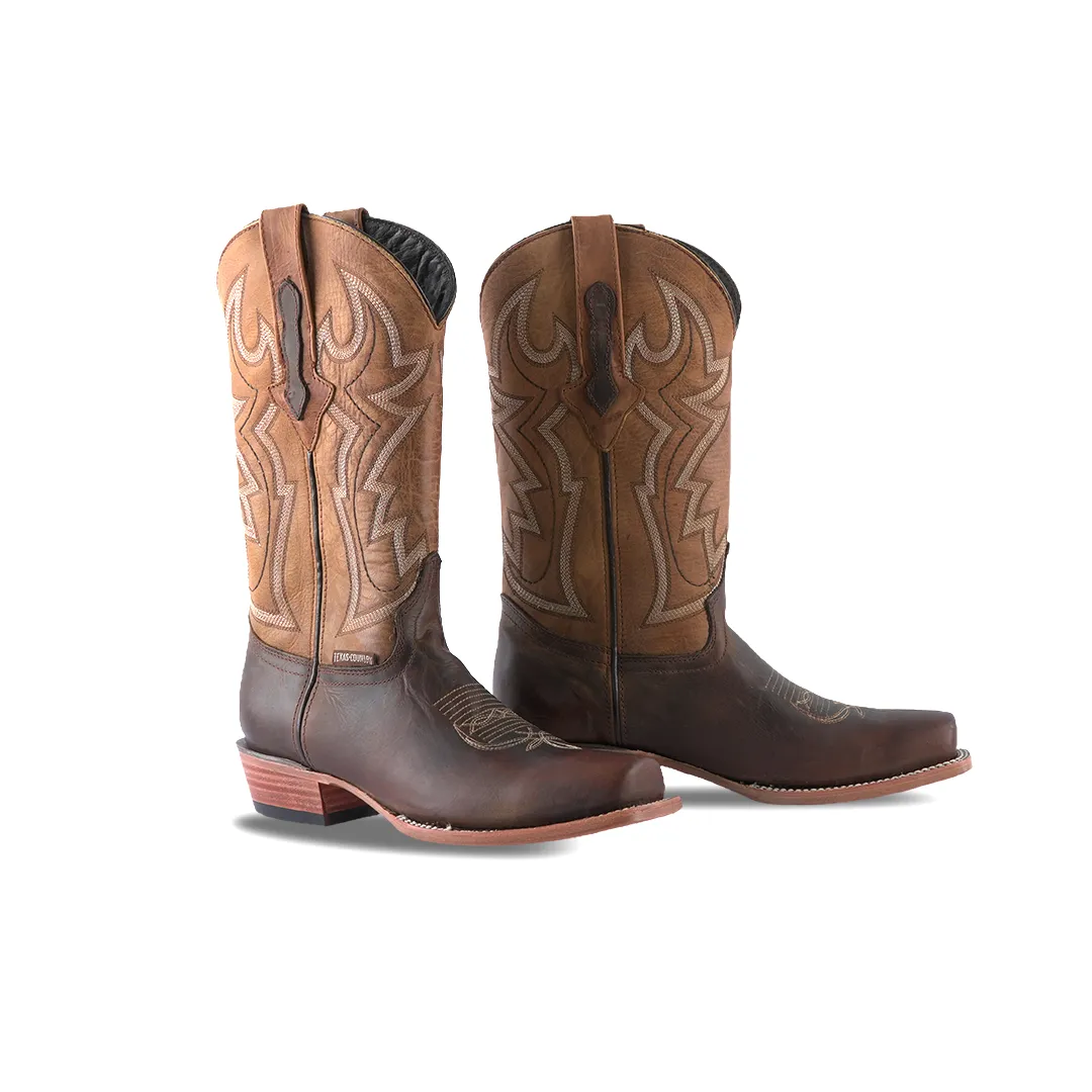 Texas Country Western Boot Azkar Tan NS E906