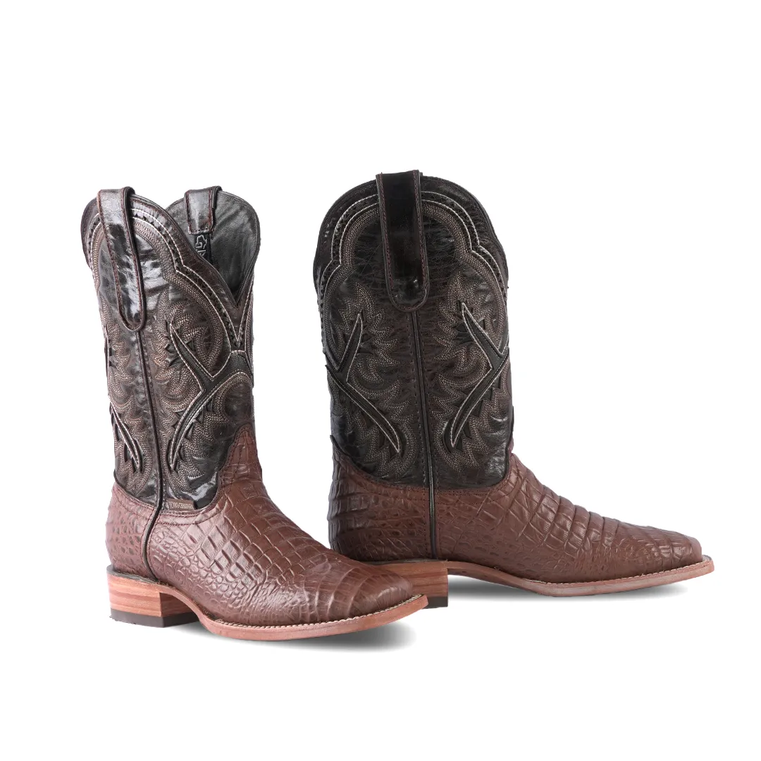 Texas Country Western Boot Belly Choco E423