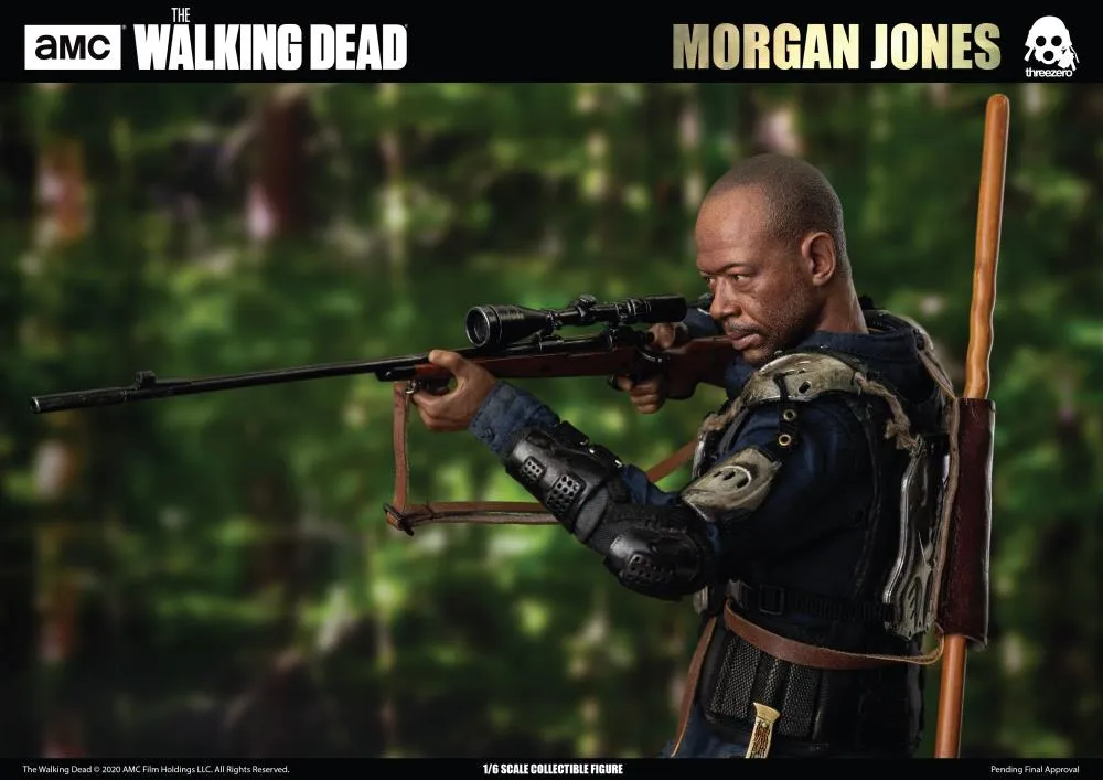 Threezero The Walking Dead Season 7 Morgan Jones 1:6 Scale Action Figure