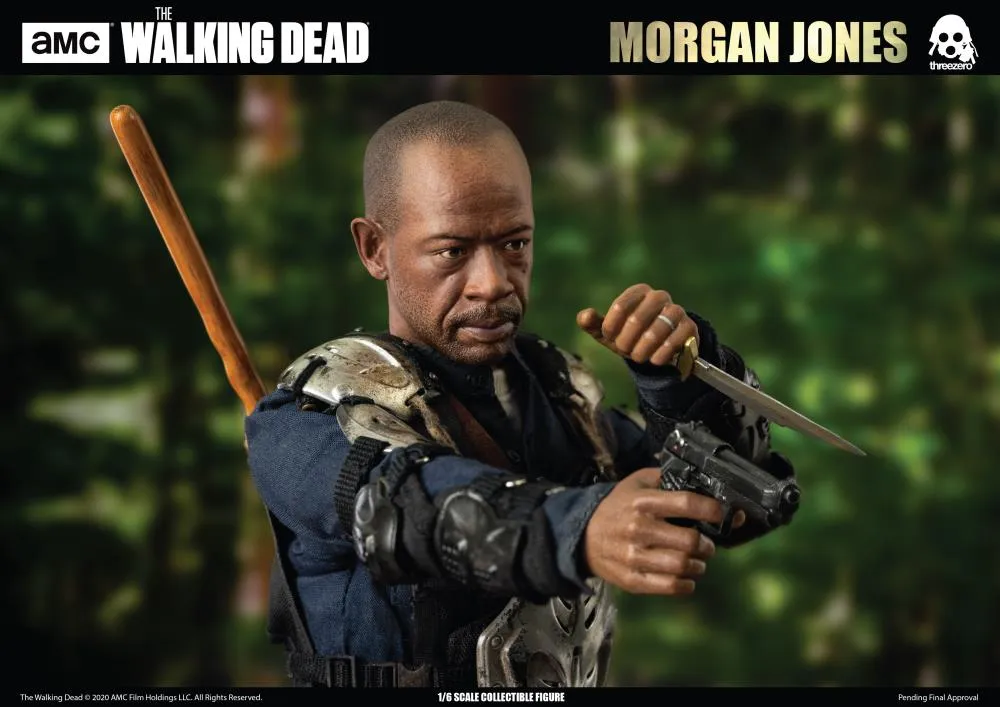 Threezero The Walking Dead Season 7 Morgan Jones 1:6 Scale Action Figure