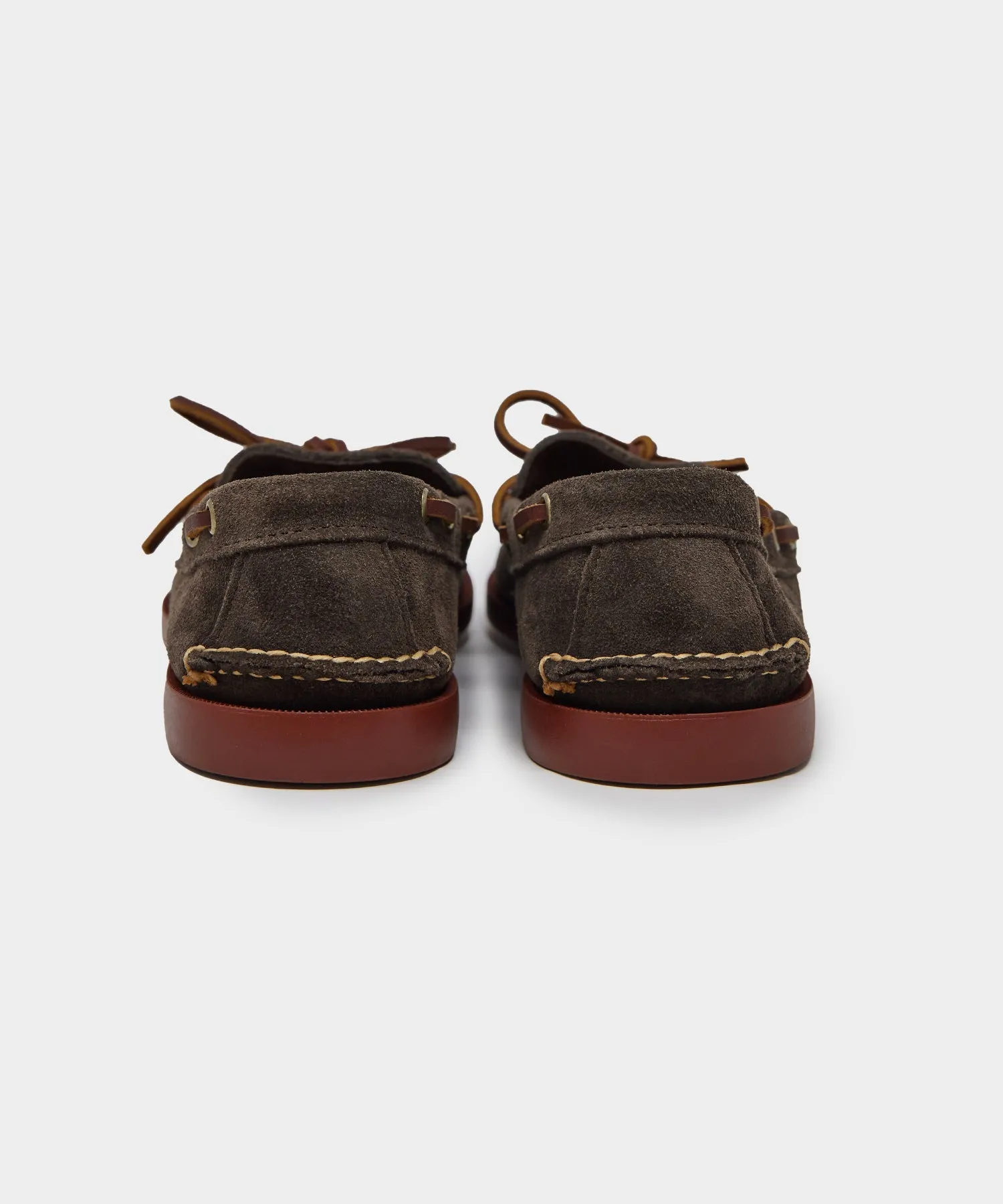 Todd Snyder x Rancourt Camp Moc in Flint Kudu Suede