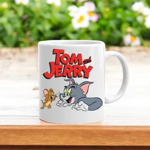 Tom & Jerry Cartoon Printed Mug for Birthday Gift