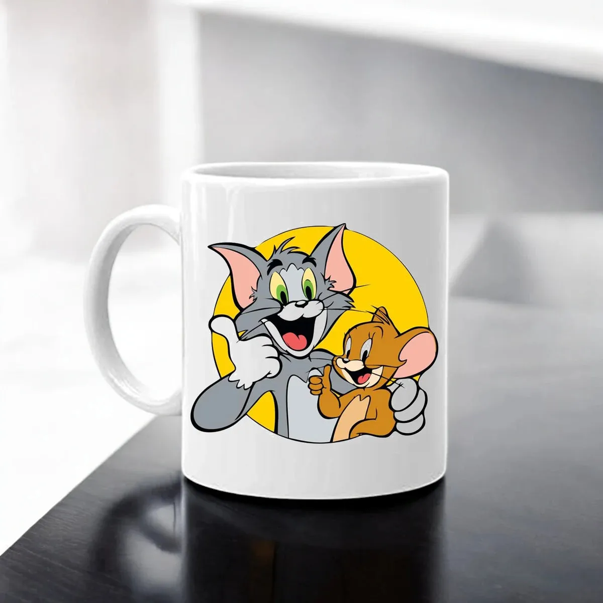 Tom & Jerry Cartoon Printed Mug for Birthday Gift