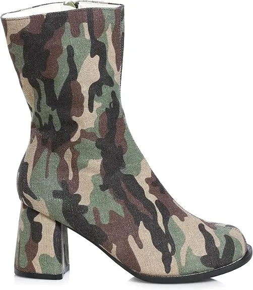 Trina-300 3" Heel Printed Gogo Boots