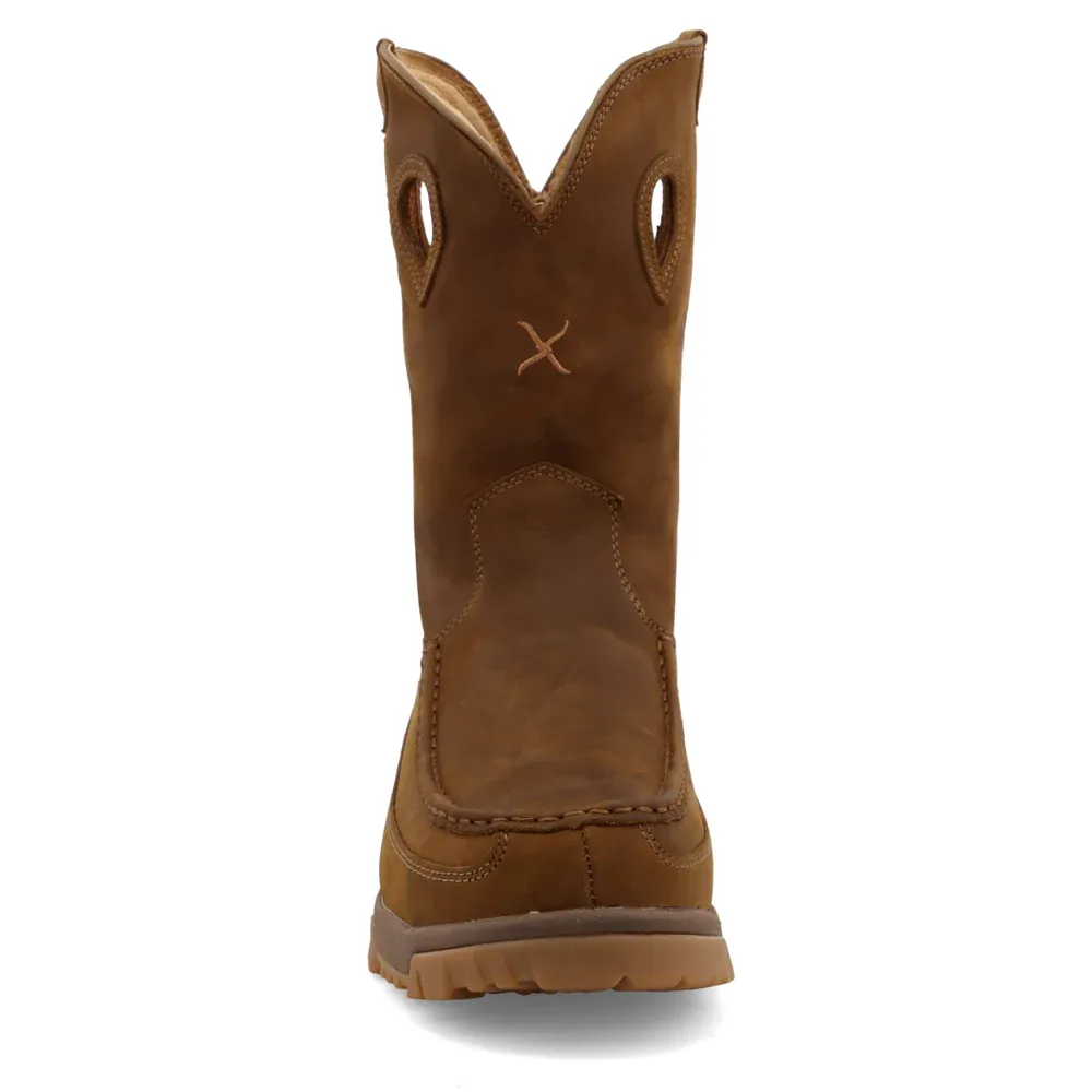 Twisted X Men's 11 INCH PULL ON WORK BOOT MET GAURD : MXCNM01