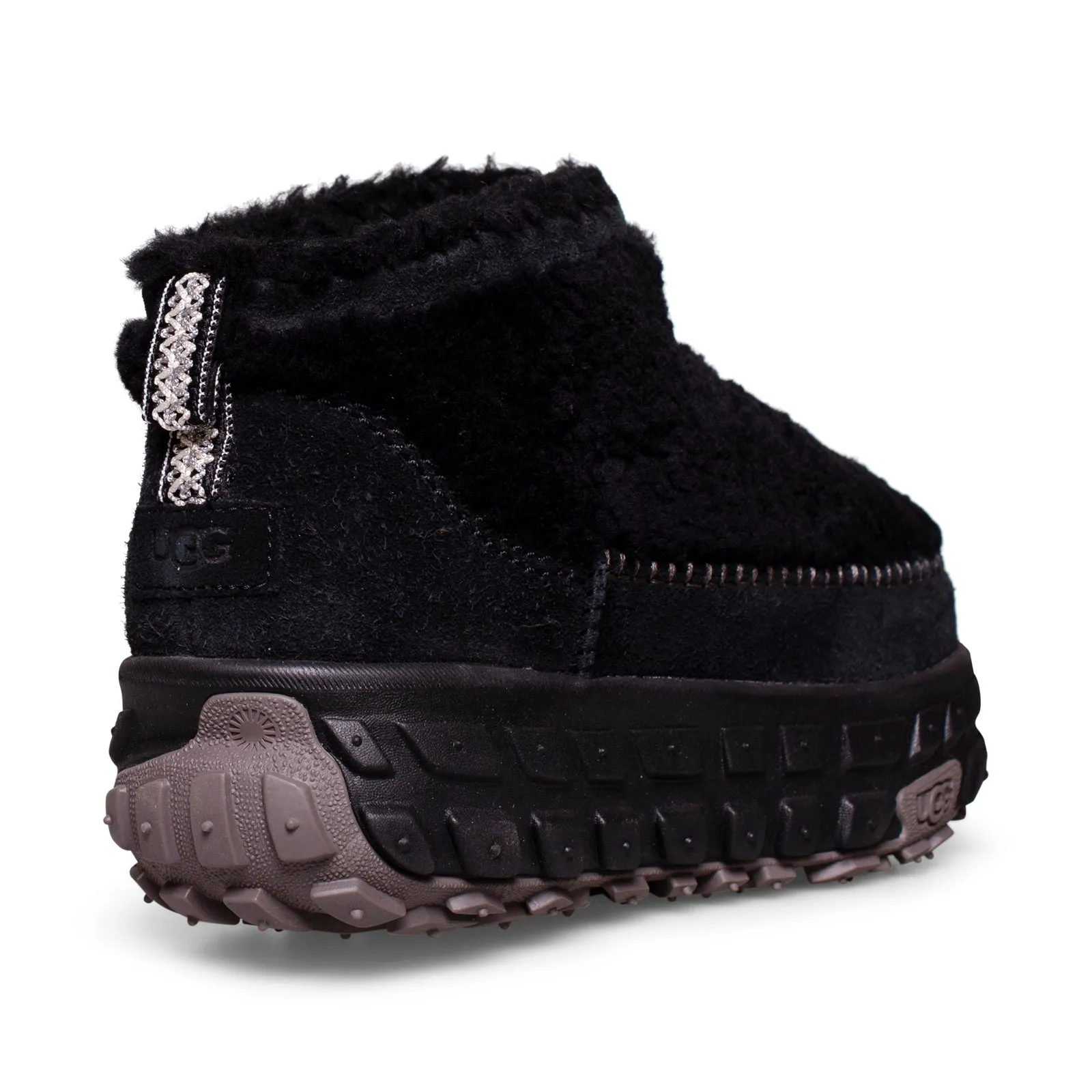 UGG Venture Daze Ultra Mini Cozy Black Boots - All Gender