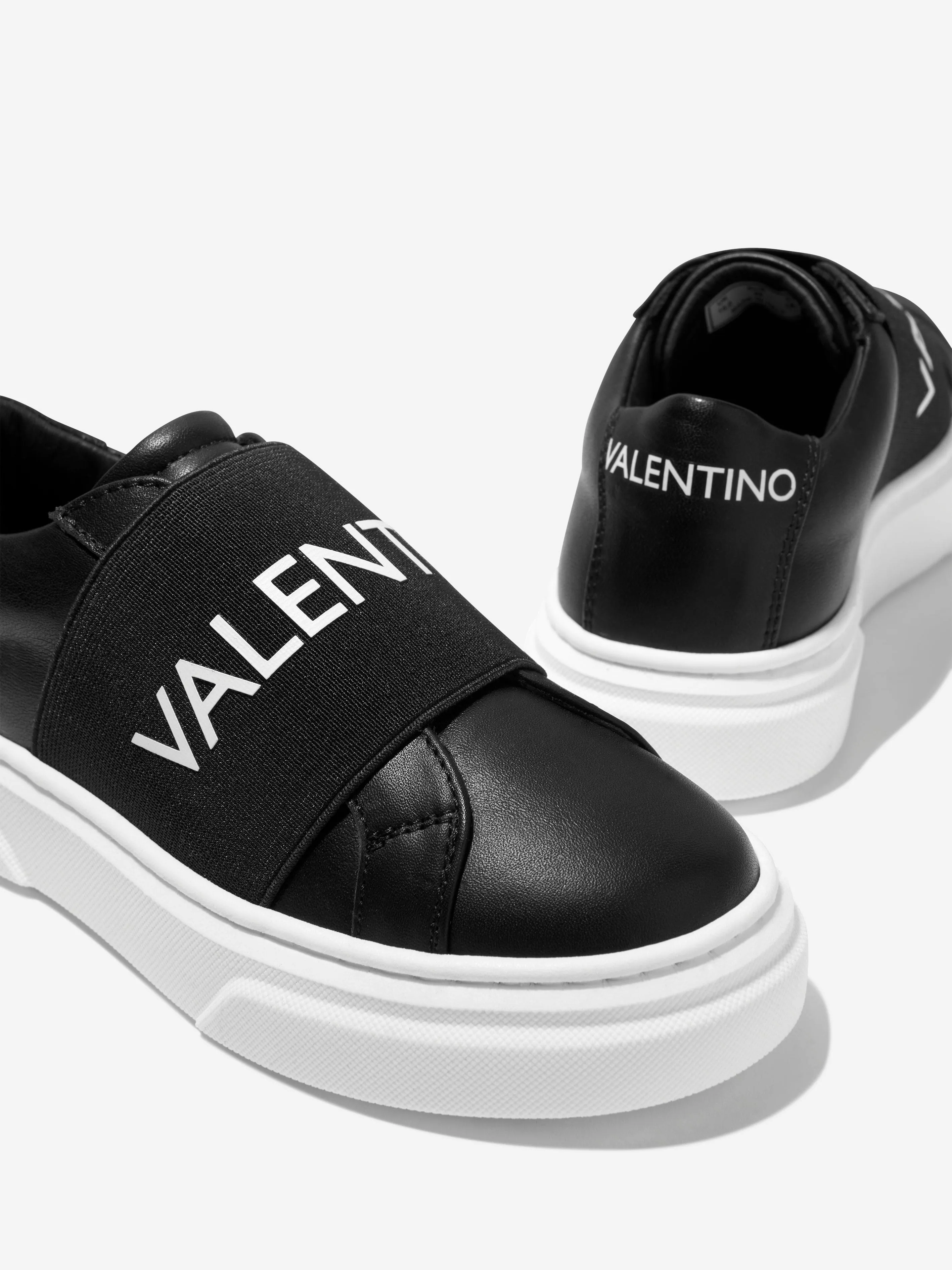 Valentino Kids Logo Strap Trainers