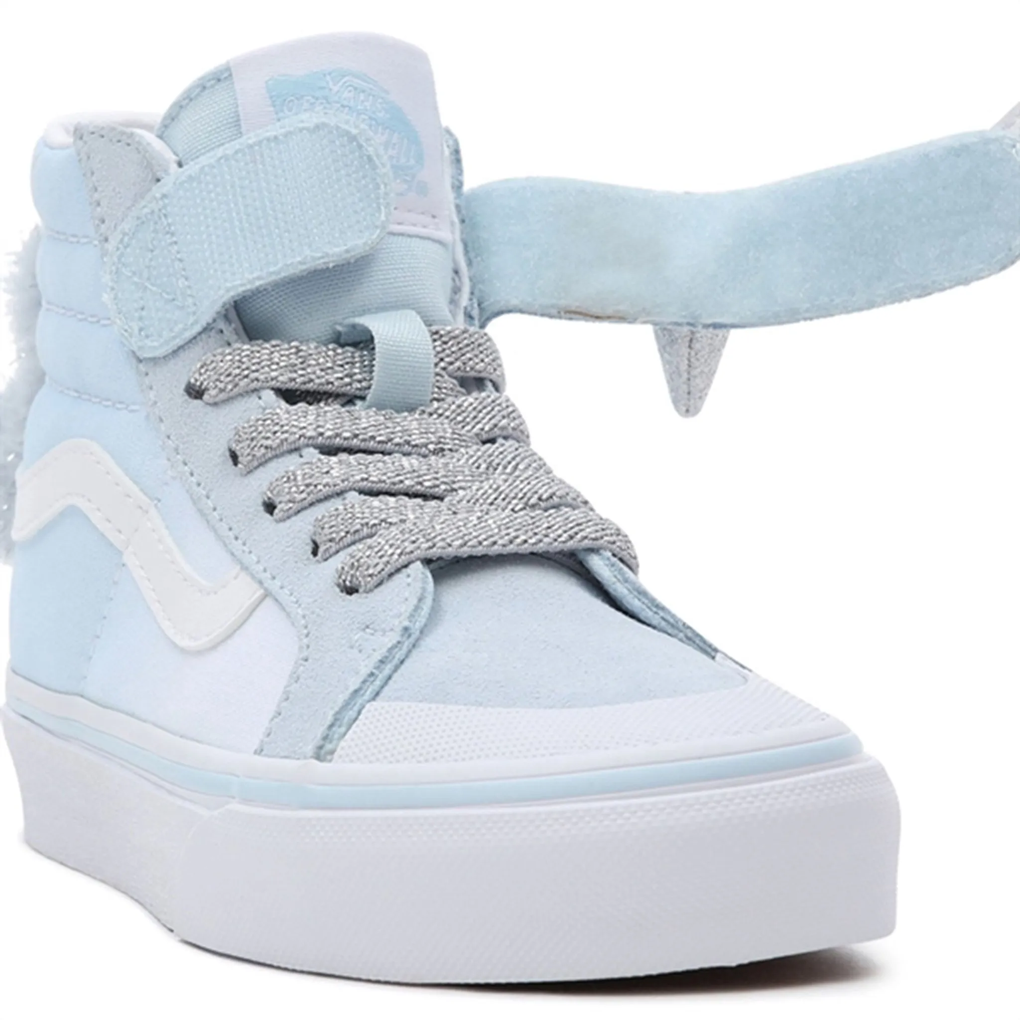 VANS SK8 Hi Unicorn Delicate Blue Silver Shoes