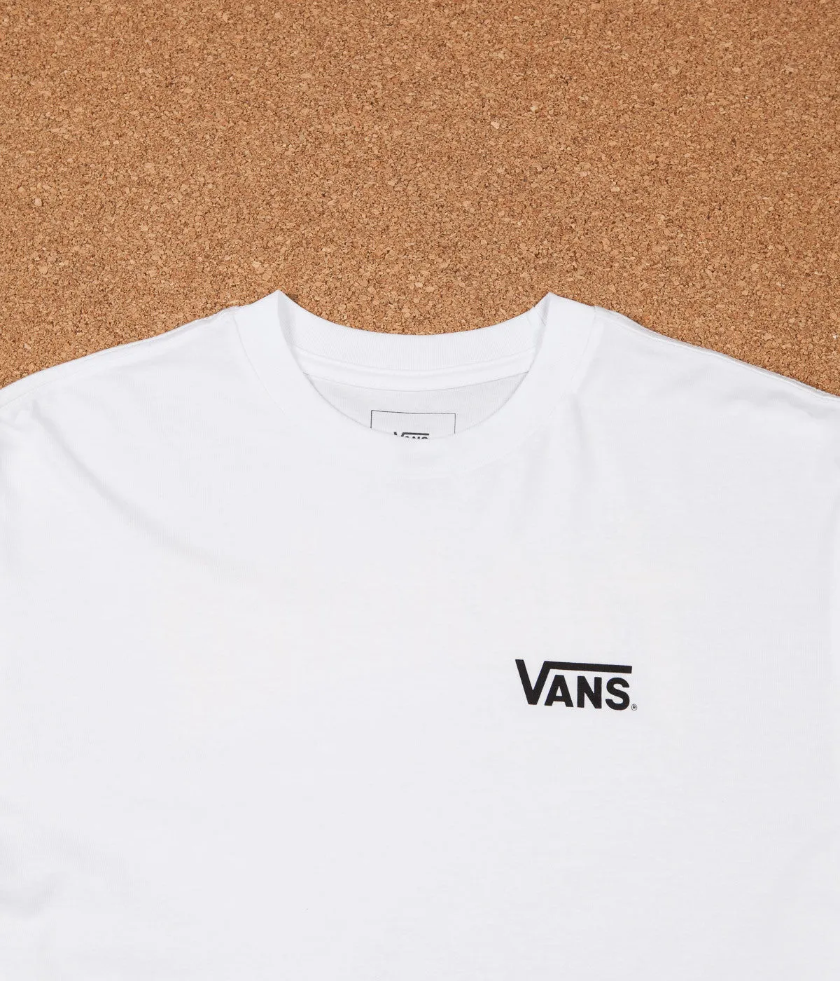 Vans X Thrasher Checker Long Sleeve T-Shirt - White