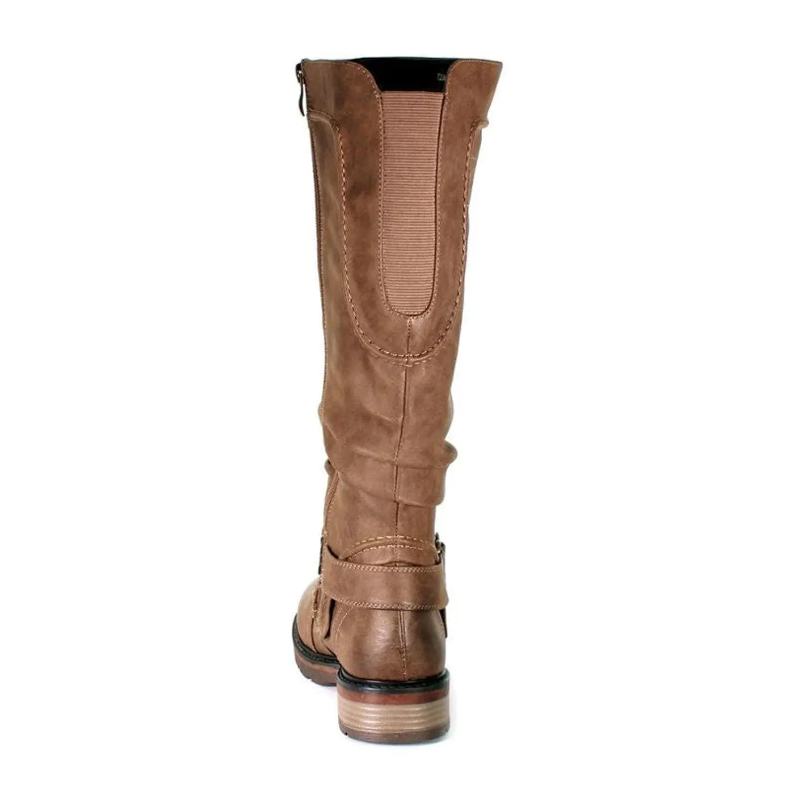 Wanderlust Fiona Wide Tall Boot (Women) - Dark Tan