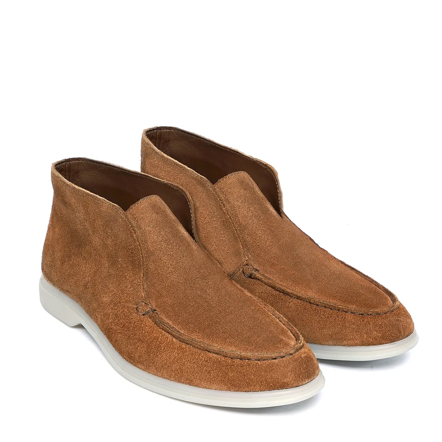 Winter Walk Tan Suede Leather Yacht collection Boots