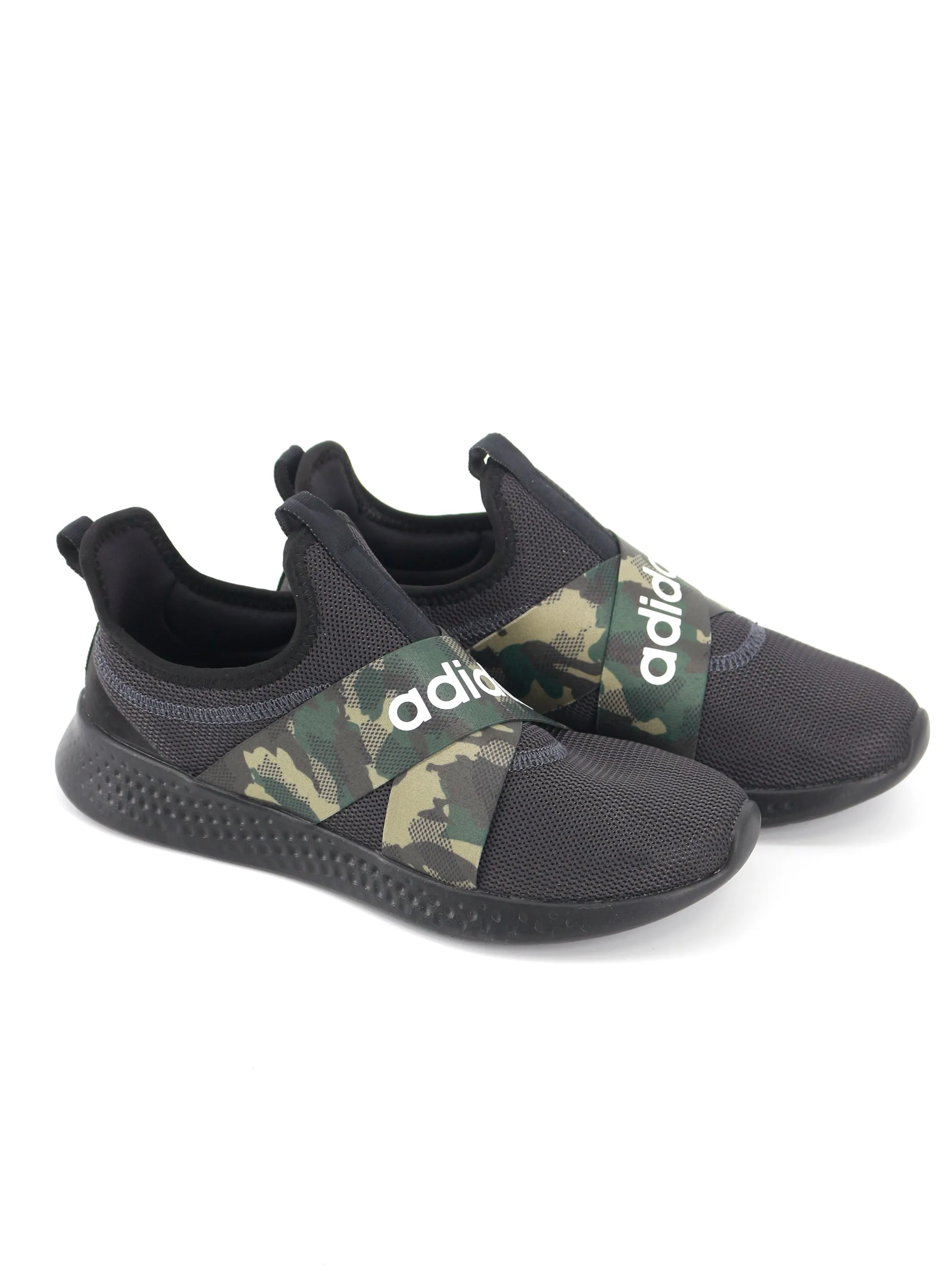 Women's Camo Printed Slip On Shoes,Black