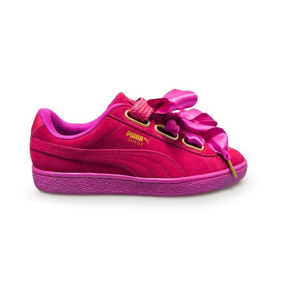 Womens Puma Suede Heart Satin Wn's