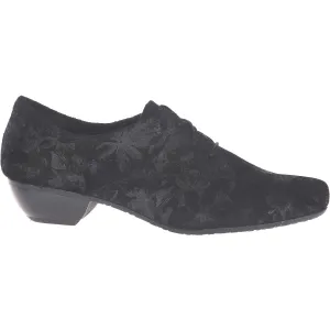 Women's Taos Cobbler Black Printed Suede