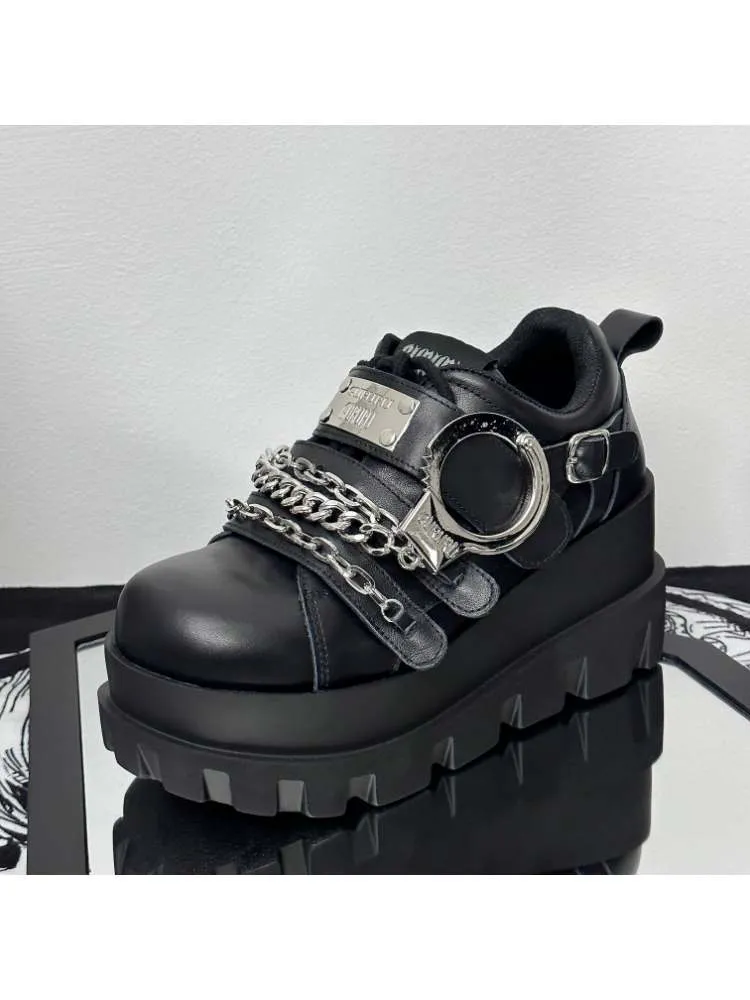 Y2K Handcuffs Velcro Platform Shoes【s0000008558】