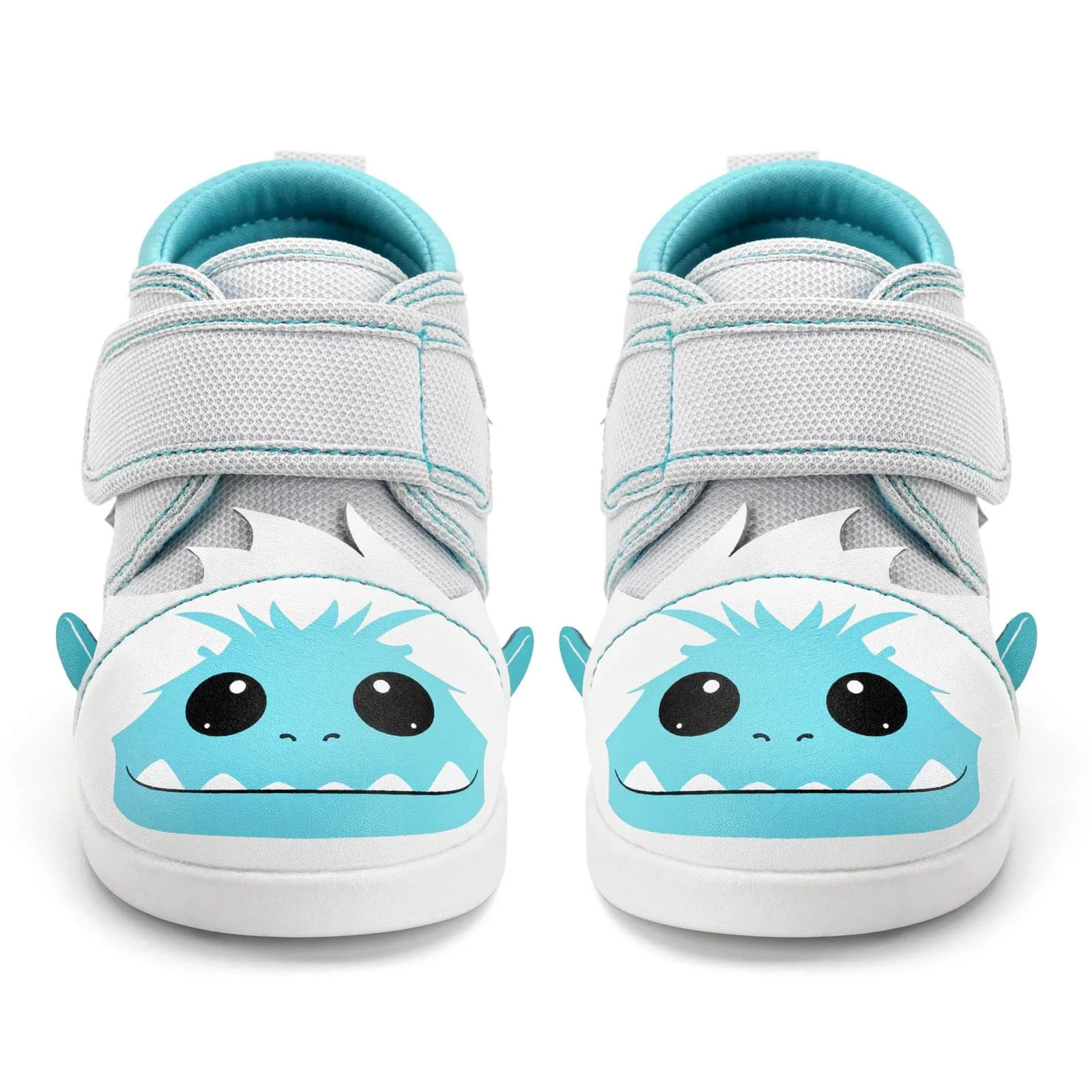 Yeti Squeaky Toddler Shoes | White/Gray